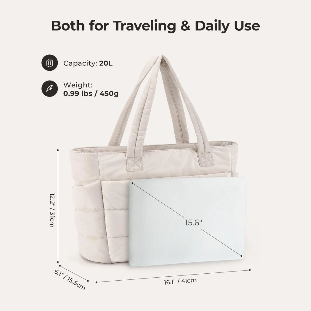 The Cloud Nine Puffy Tote Bag