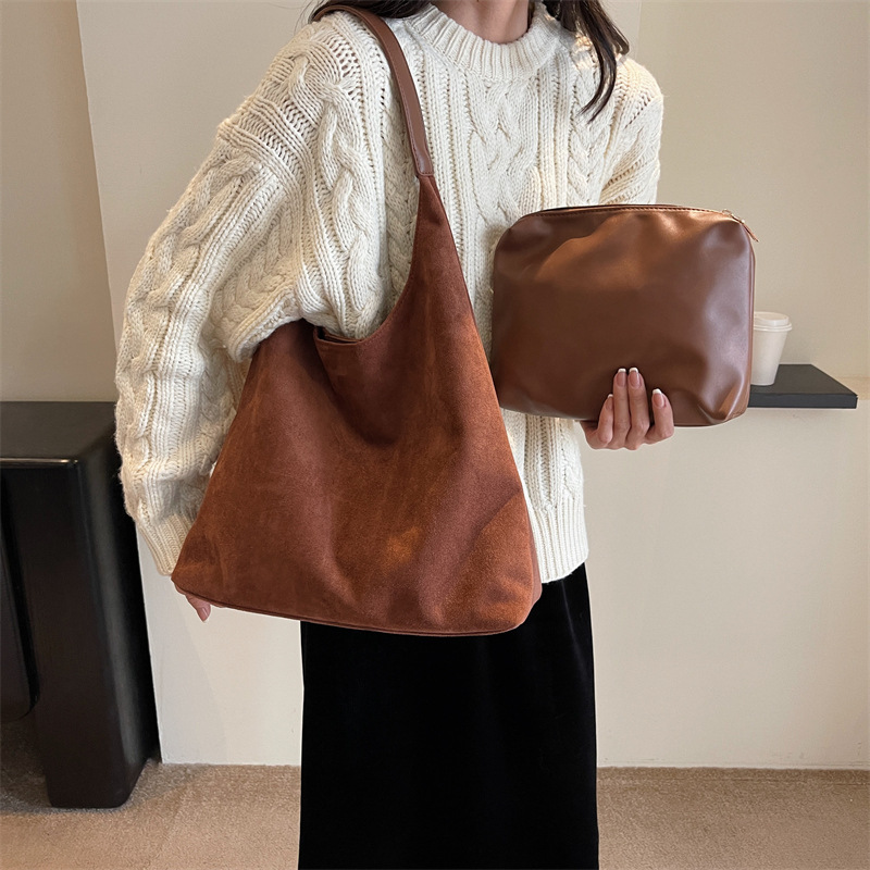 The Desert Mirage Suede Tote