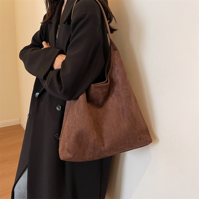 The Desert Mirage Suede Tote