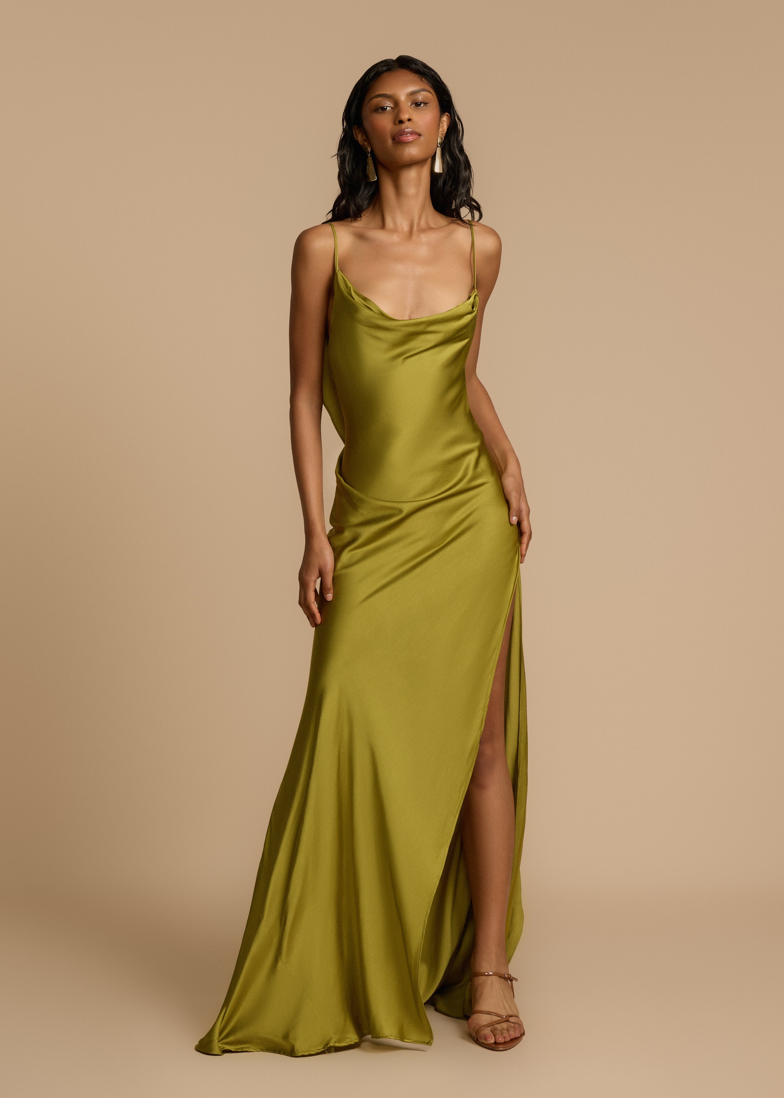 ODESSA DRESS PISTACHIO