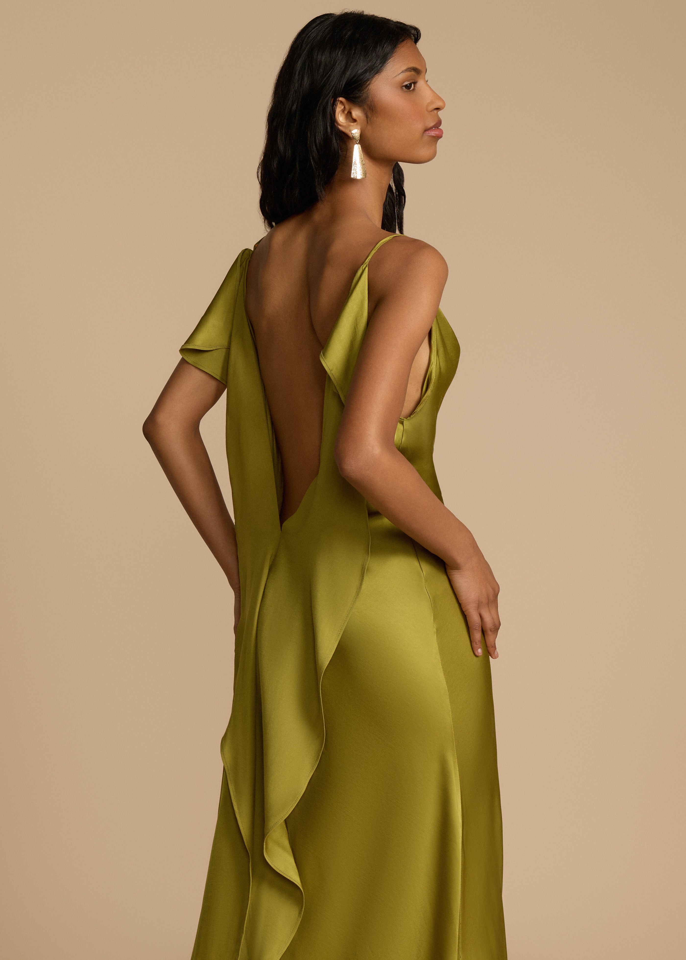 ODESSA DRESS PISTACHIO