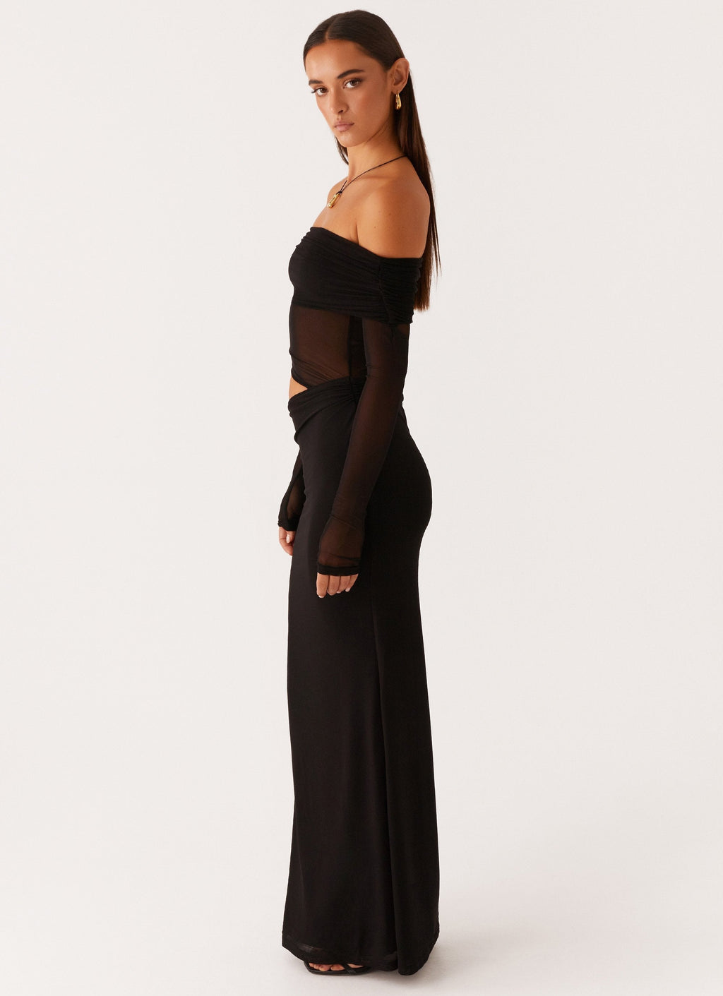 Elena Off-Shoulder Maxi Dress