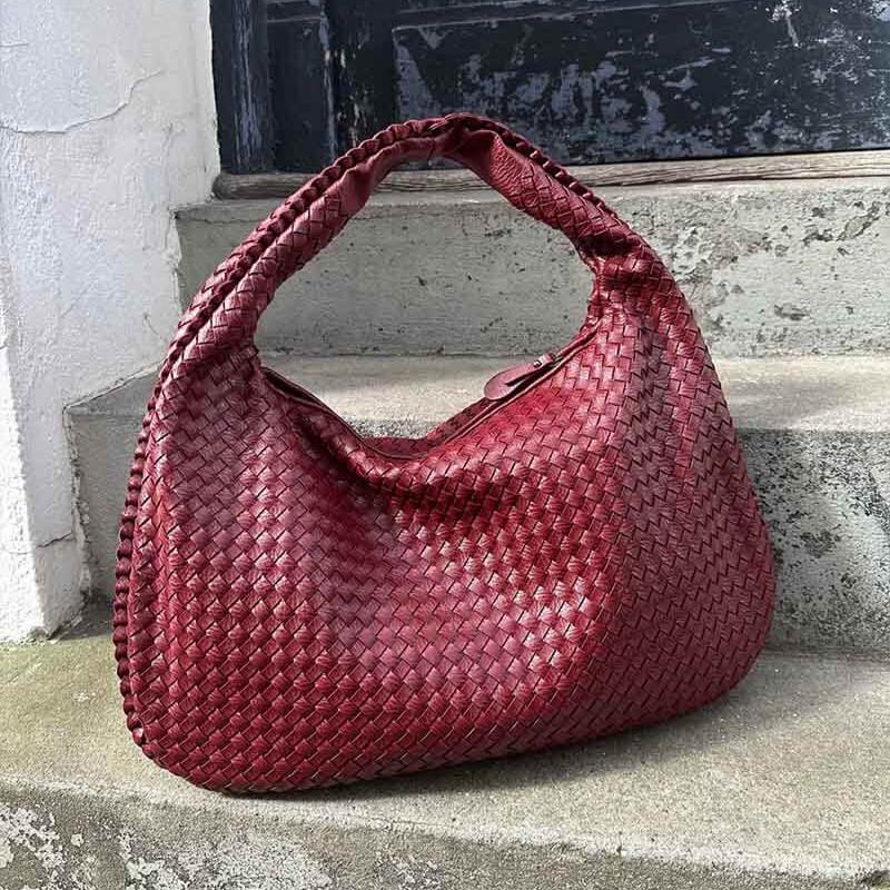 The Sienna Woven Hobo Bag