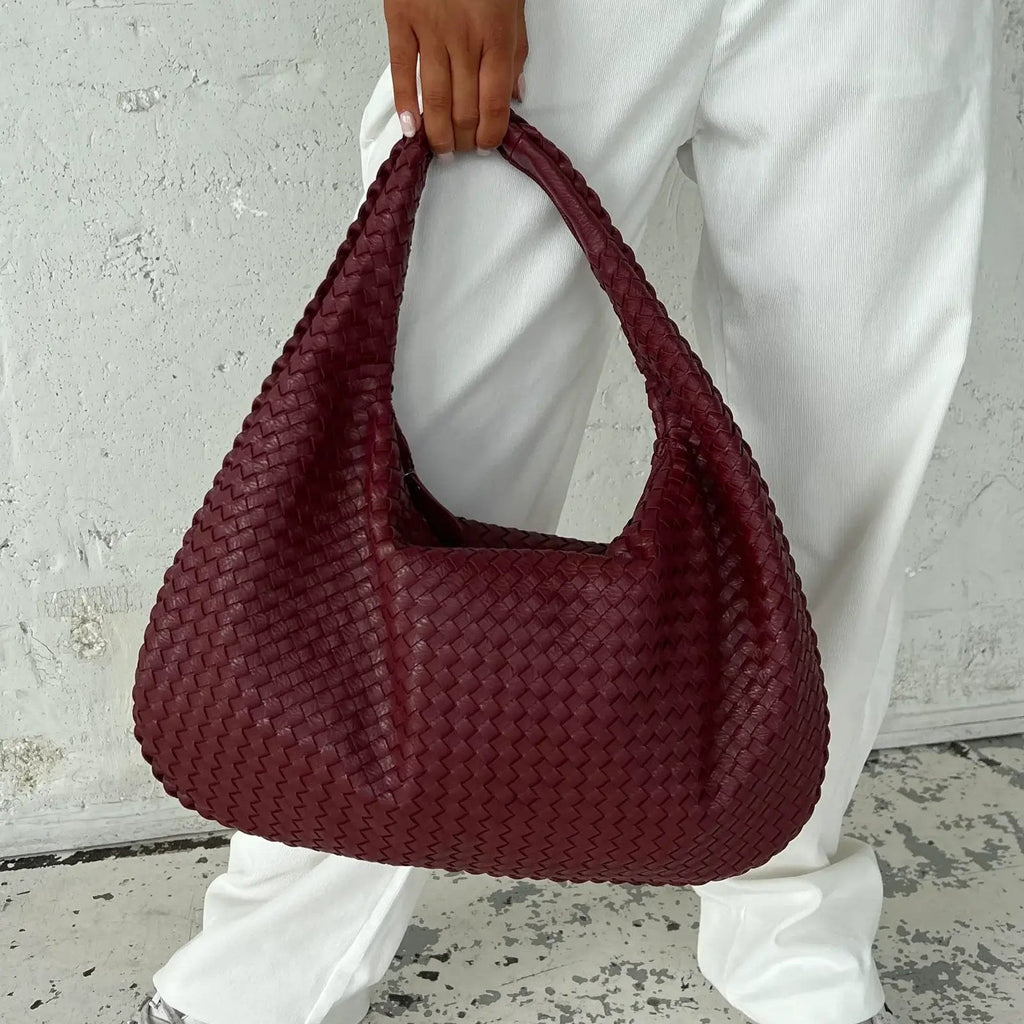 The Sienna Woven Hobo Bag