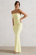Lemon Luxe Bandeau Dress