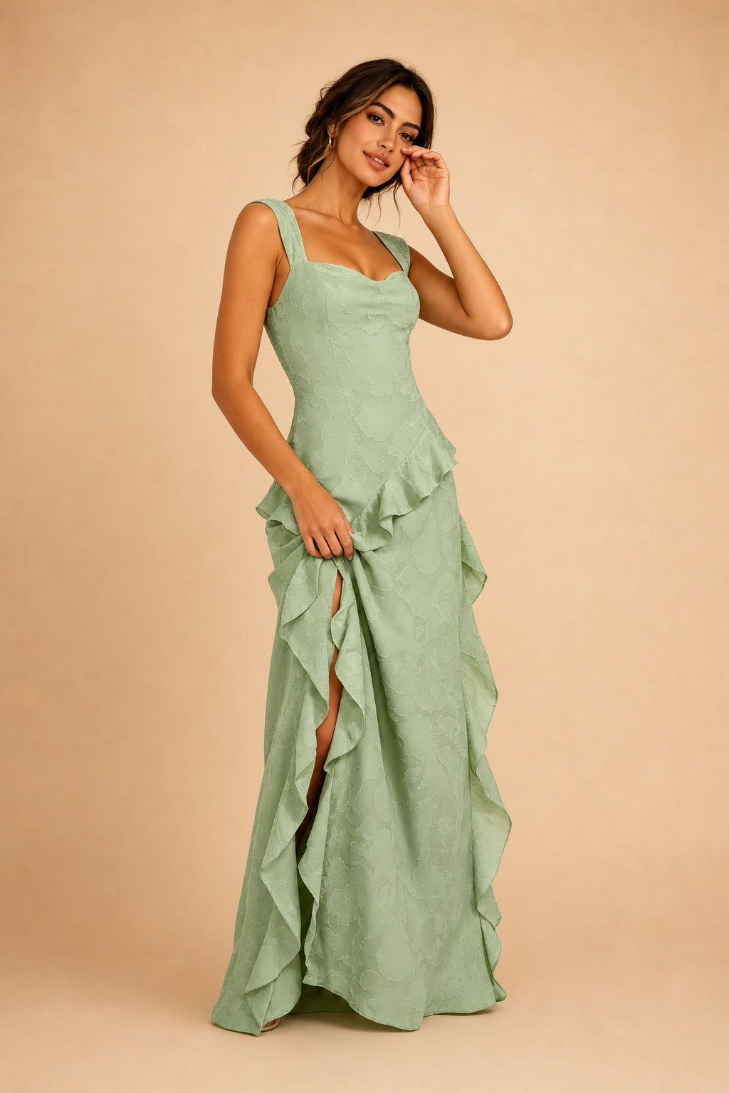 Orlena Lace Midi Dress