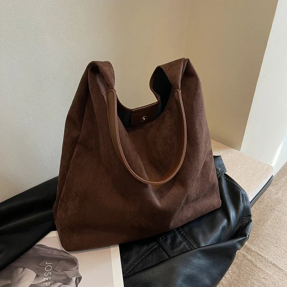 The Desert Mirage Suede Tote