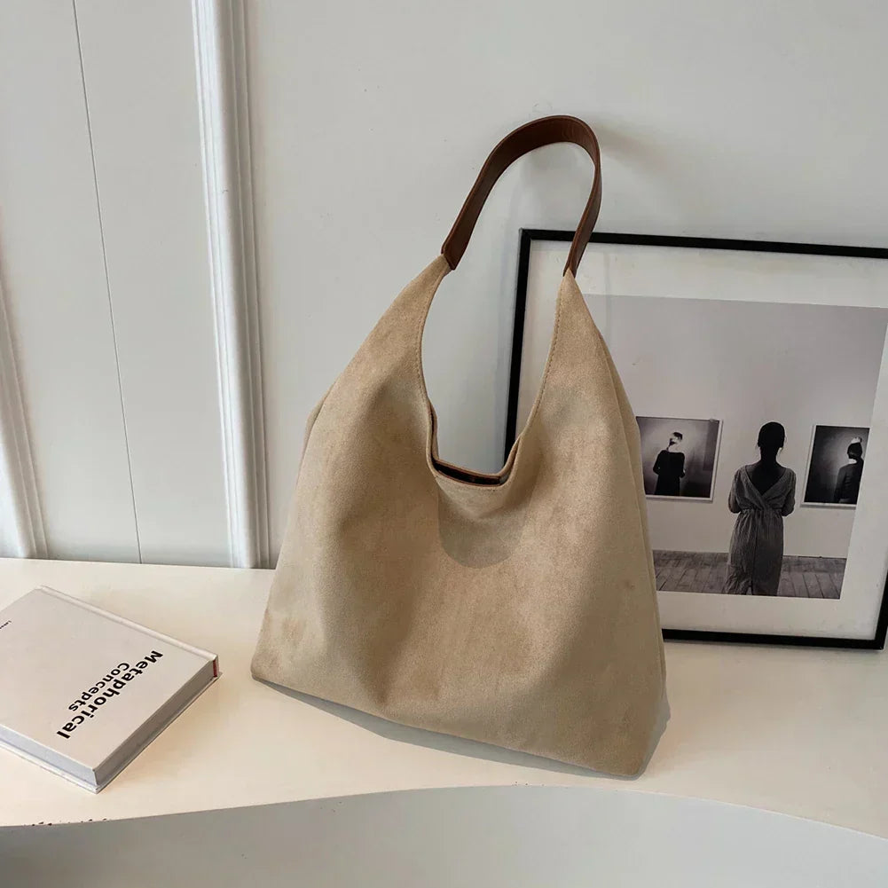 The Desert Mirage Suede Tote
