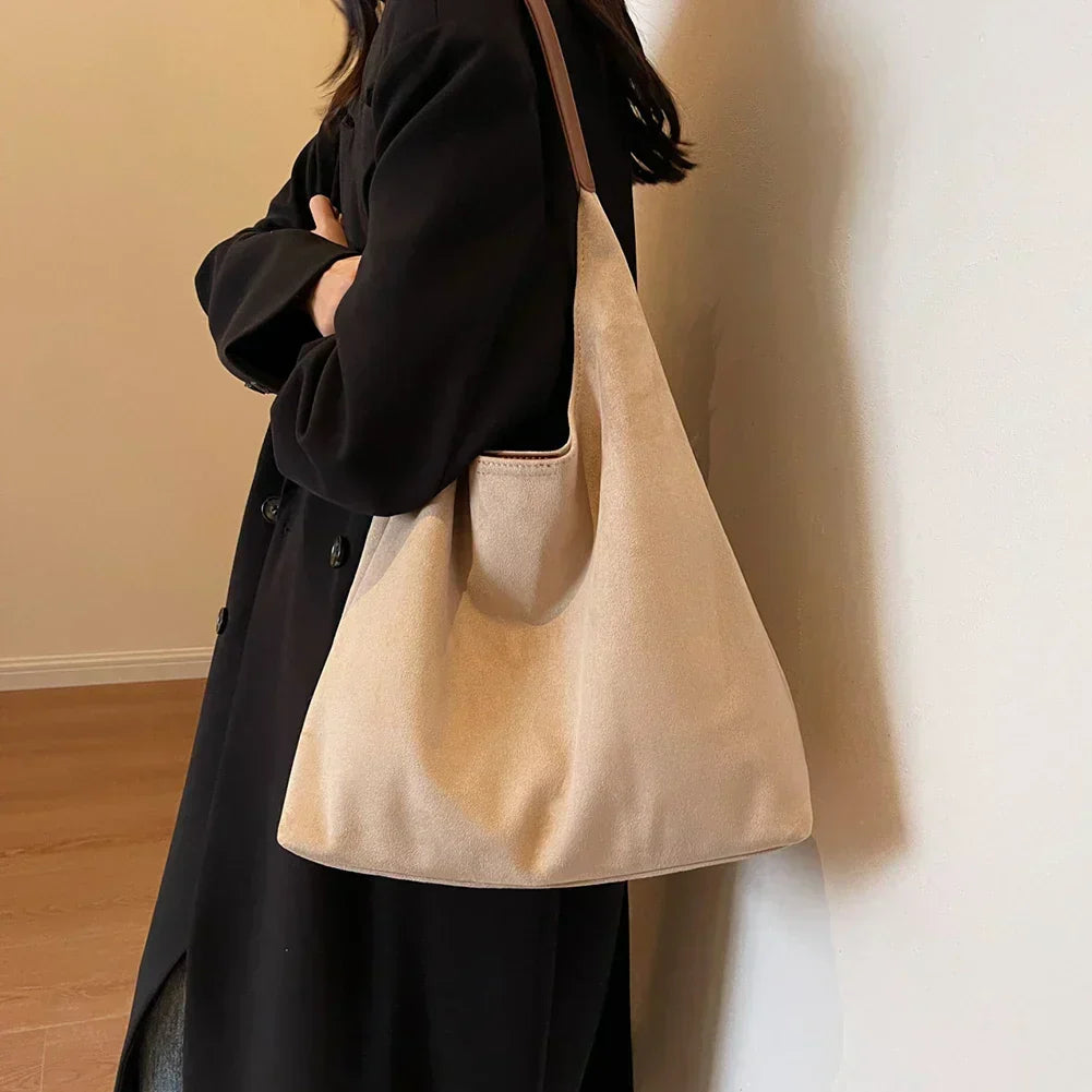 The Desert Mirage Suede Tote