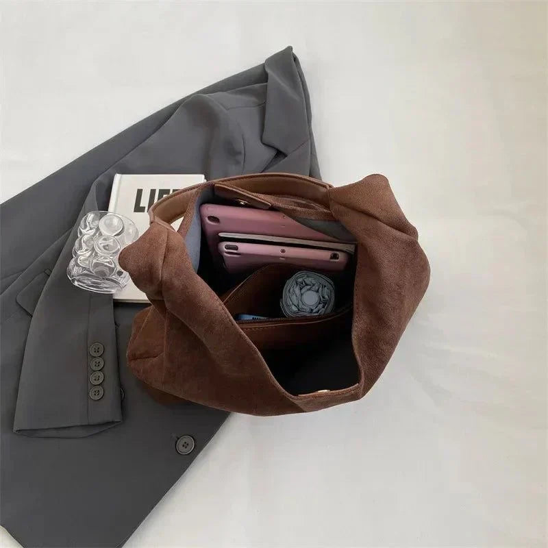 The Desert Mirage Suede Tote