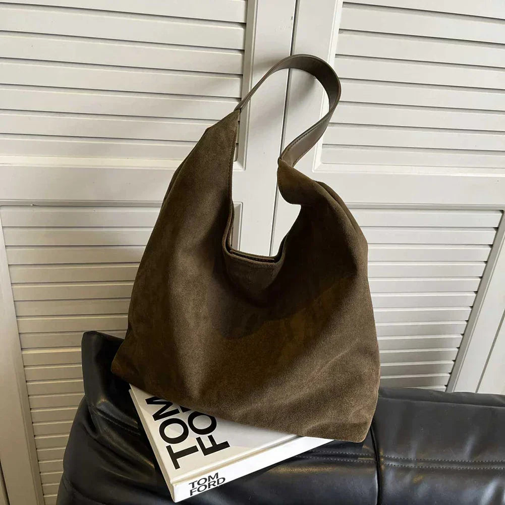 The Desert Mirage Suede Tote
