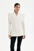Structured Shawl Collar Blazer