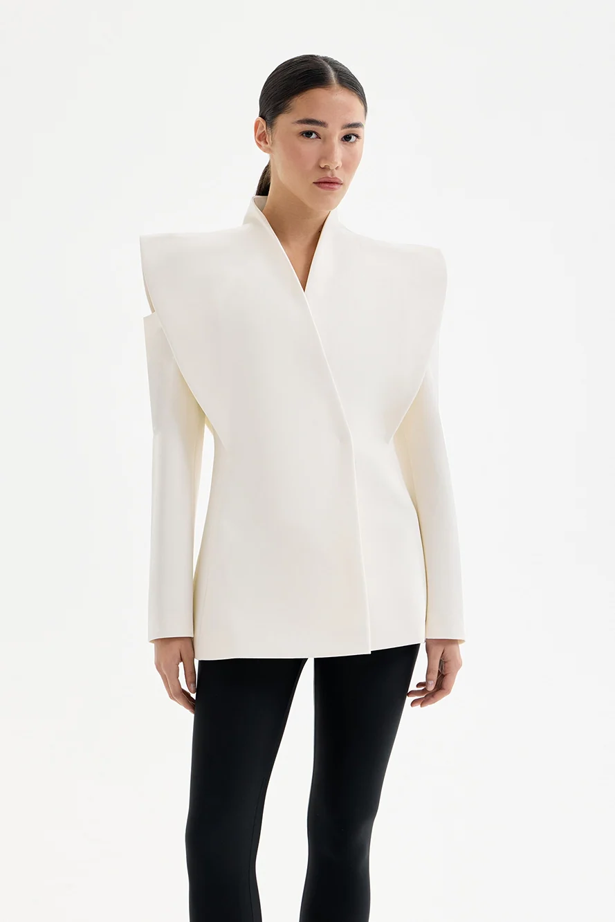 Structured Shawl Collar Blazer