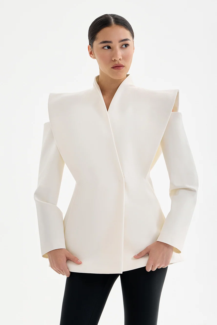 Structured Shawl Collar Blazer