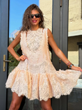 Angel Lace Skirt Set