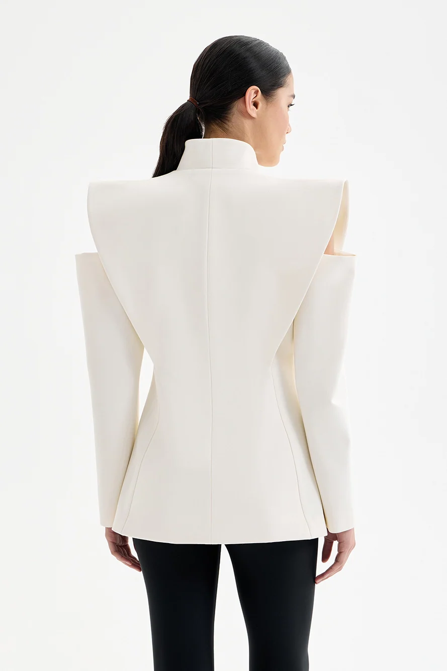 Structured Shawl Collar Blazer