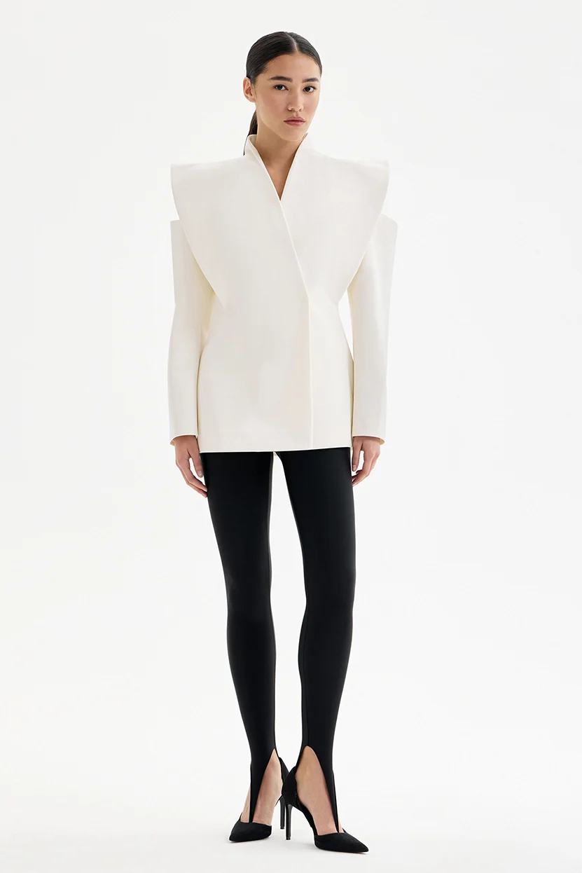 Structured Shawl Collar Blazer