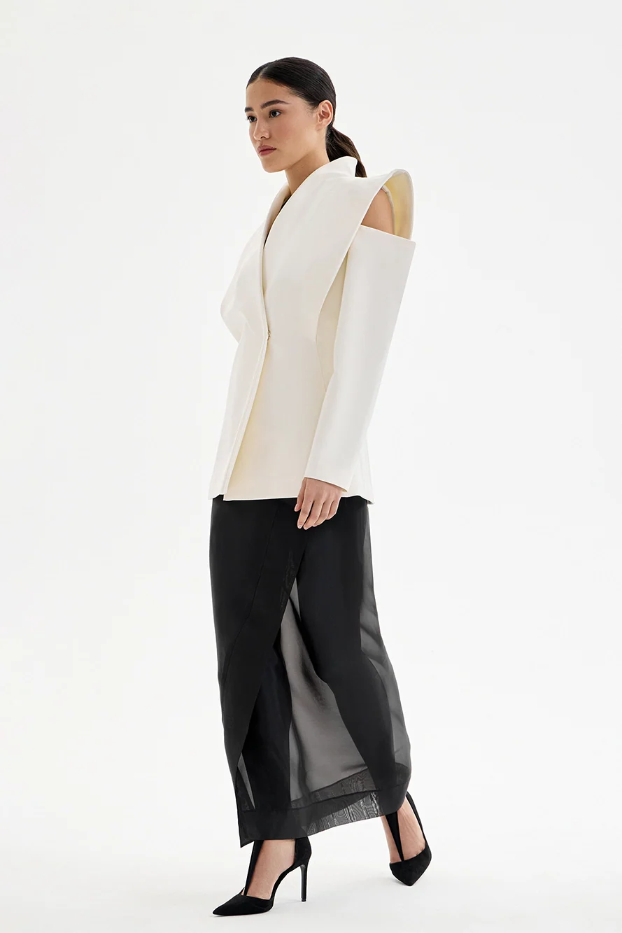 Structured Shawl Collar Blazer