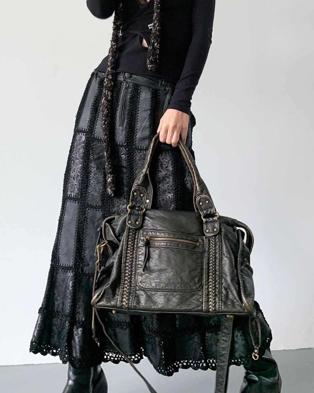 The Rebel Vintage Weave Bag